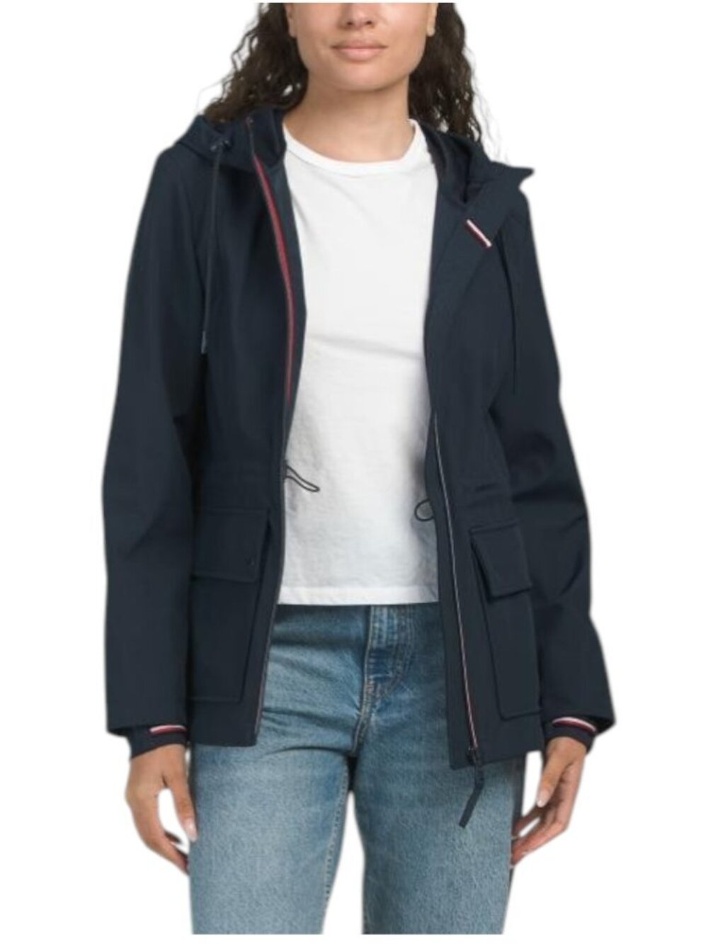 TOMMY HILFIGER Cinched Waist Anorak Jacket